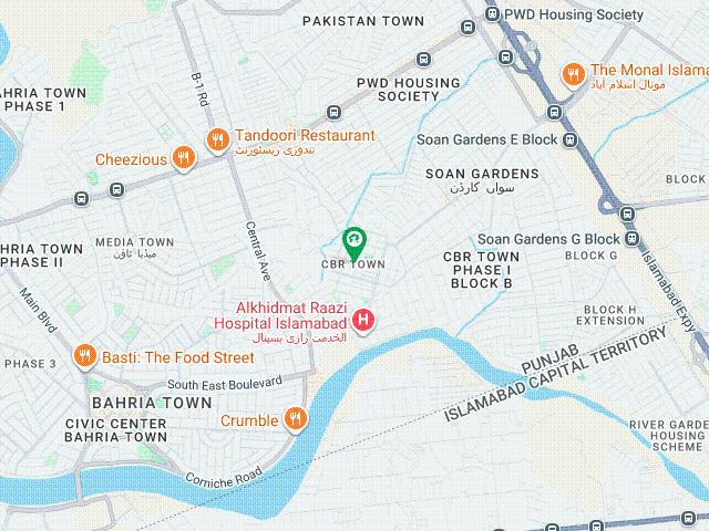 7 marla level plot for sale in cbr town block c