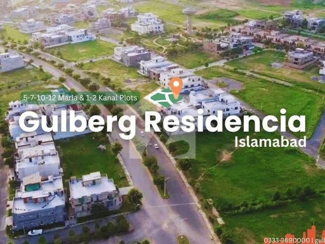 7 Marla Plot for Sale in Gulberg Residencia V Block