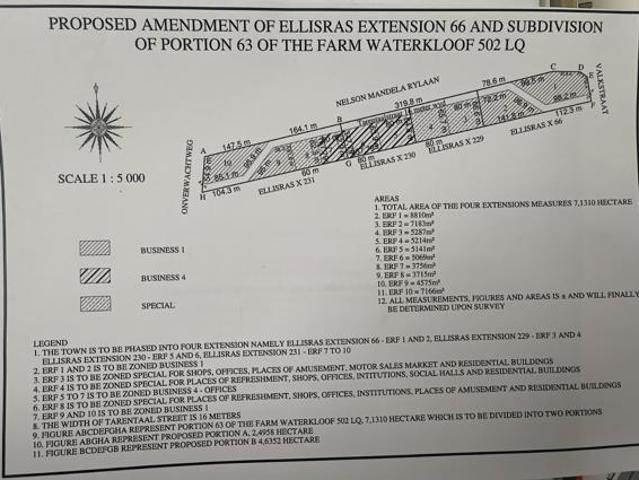 7 ha Land available in Lephalale Ellisras