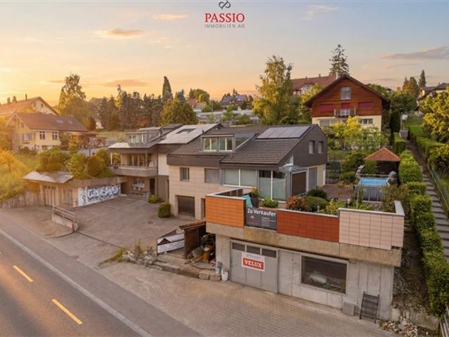 7 Zimmer 2 Familienhaus mit Studio, Gewerbefläche & Alpenblick