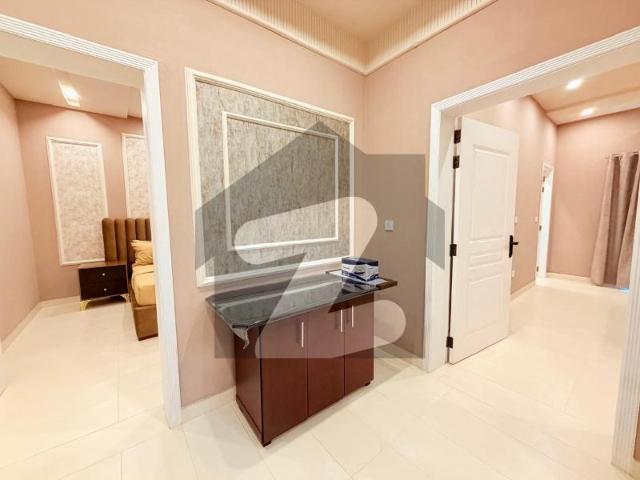 7.5 Marla 2 bedrooms Apartment Eden City Fully Furnished For Rent Brand New Eden City Block A