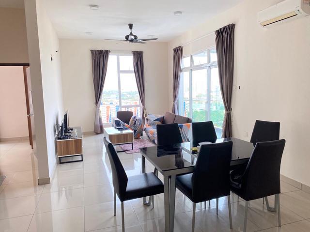 6 mins to ciq M condo 3room2bath fully
