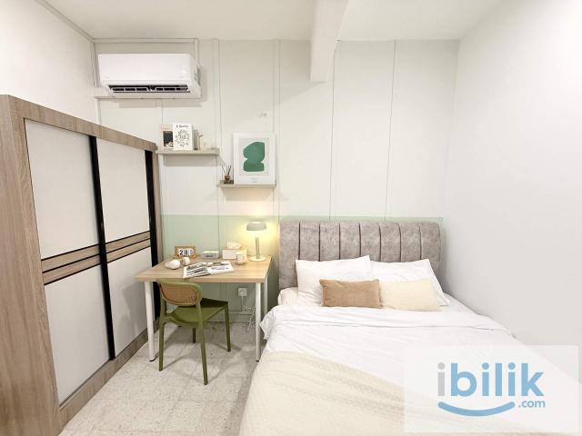 7mins walk to lrt ss15 premium queen room for mix gender unit near inti college