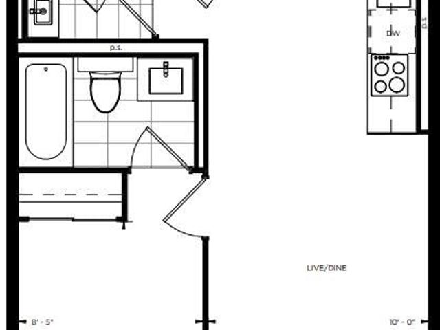 808 100 Dalhousie Street, Toronto | 1+1Beds/2Bath, Condo, $2,550/mo | Condos. Ca