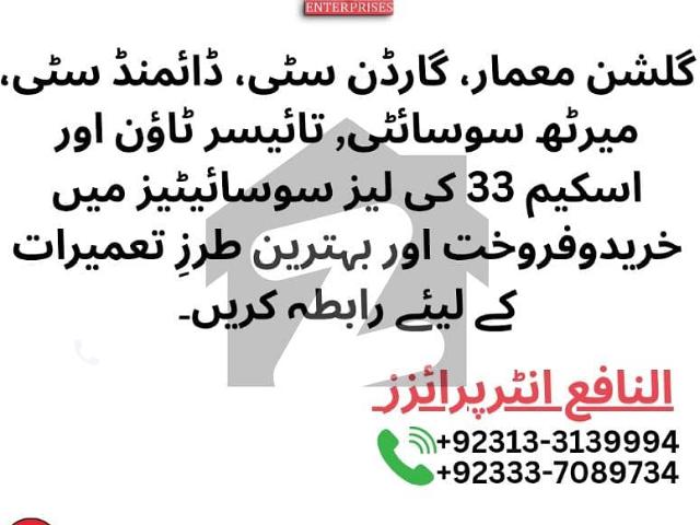 80 Yard Plot Available In Gulshan E Maymar Sector Q