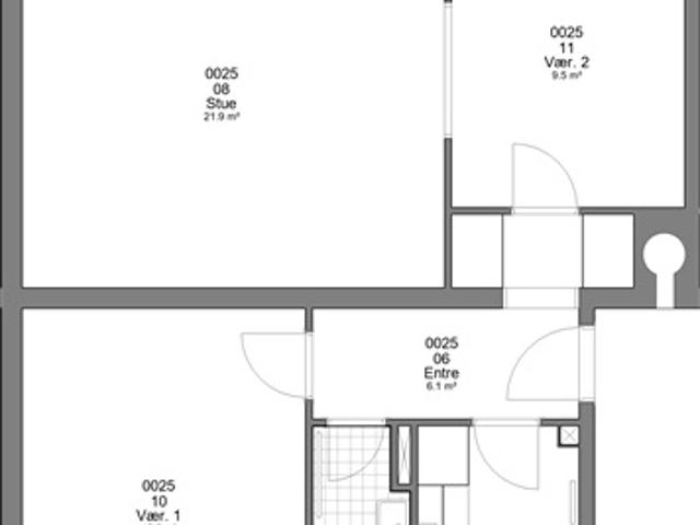 80 m2 lejlighed på Torvegade, Varde, Ribe