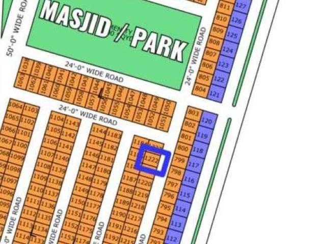 80 Sqyd on 24 Months Installment in Gold Block North Town Phase 1 Karachi Anda Mor Road ID 18214