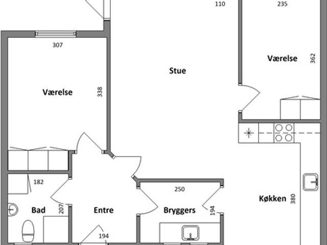 81 m2 lejlighed i Saltum
