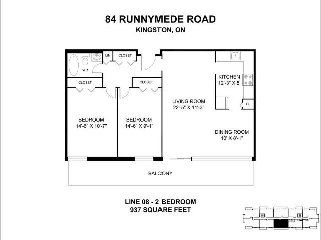 84 Runnymede Road 2 Bedroom Apartment for Rent at 84 Runnymede Rd, Kingston, ON K7M 2A2 Polson Park