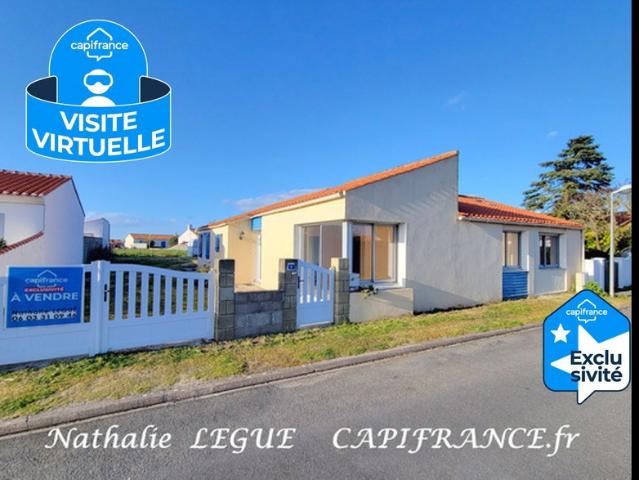 85 Vendée BEAUVOIR sur MER proche NOIRMOUTIER, Maison 120 m² à vendre 7 pièces terrain 736 m² clos, 3 chambres, 1 bureau, cellier