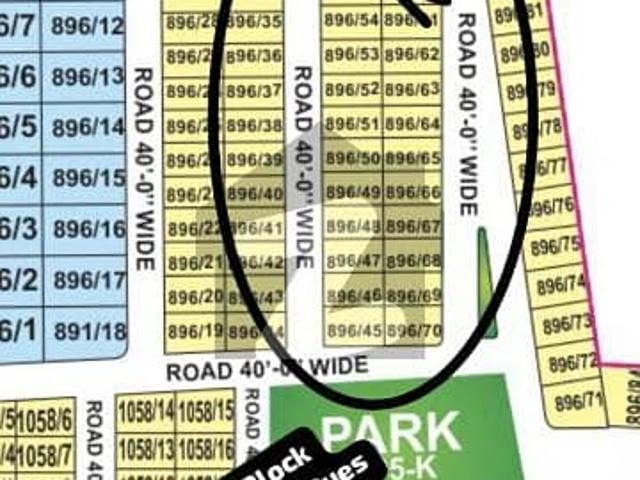 896/55 No. Jinnah Block 11.88 Marla Residential Plot In 215 Lakh All Dues Clear Deal, 40 Feet Road. Best Location For Constructing Your Dream House In Bahria Town Lahore
