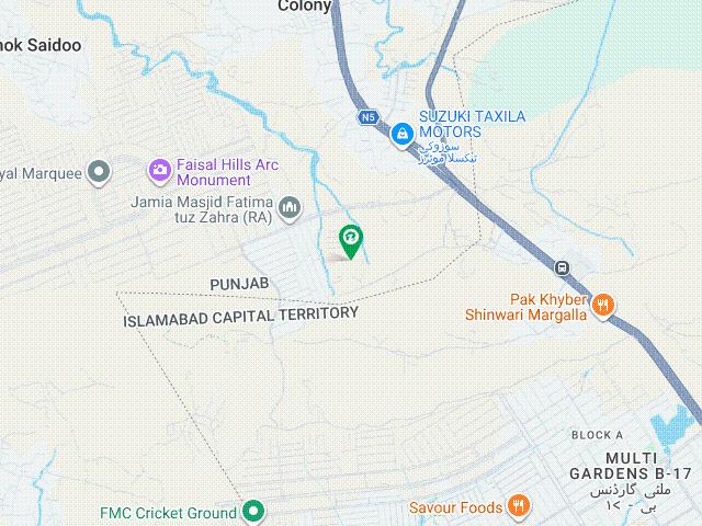 8 Mala Residential Plot Available For Sale In Faisal Hills Block C Islamabad