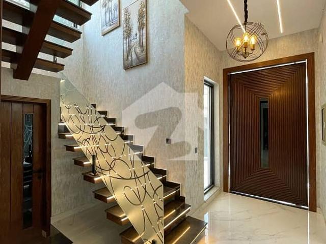 8 Marla Beautiful Brand New House Available For Sale Beautiful Front Elevation With Tiles Work Done
