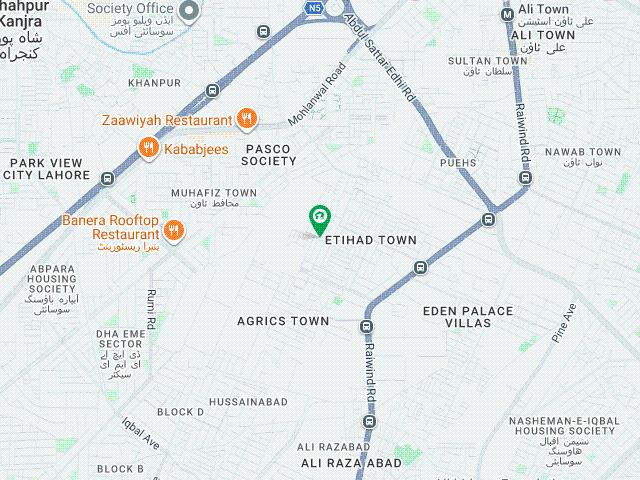 8 Marla Commercial, Plot for Sale on Main 150 Feet Road, Etihad Town Phase 1