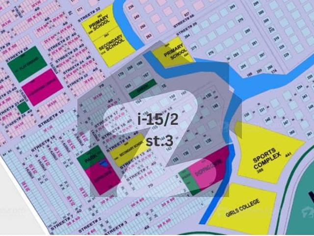 8 Marla corner 30*60 1800 Sq. Ft/200 Sq. Yd. Possession Plot Available For Sale In CDA Sector I 15/2 One Of The Most Beautiful Location In Islamabad price. 125 lakh