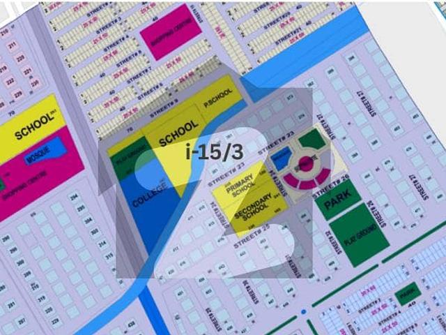 8 Marla corner 30*60 1800 Sq. Ft/200 Sq. Yd. Possession Plot Available For Sale In CDA Sector I 15/3 One Of The Most Beautiful Location In Islamabad price. 115 lakh