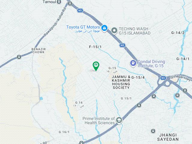 8 Marla corner plot in G 15/2 sector Islamabad