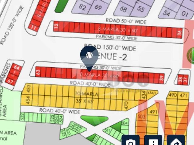 8 Marla Plot On Main Road, Best Rental Yield
