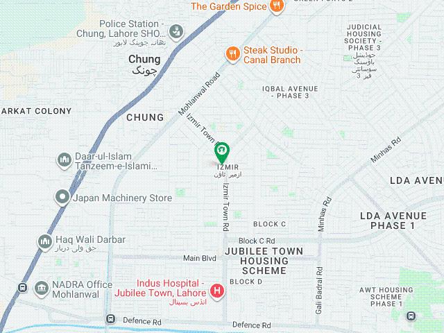 8 Marla Proper Commercial Plot In Izmir Town Facing Park
