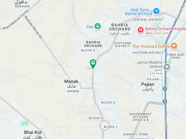 8 marla resdential plot for sale in low cost j block bahria orchard