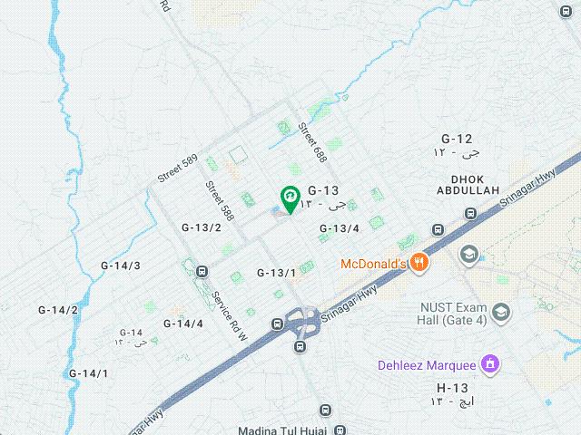 8 Marla Top Location Corner Plot For Sale In G 13/2 Islamabad