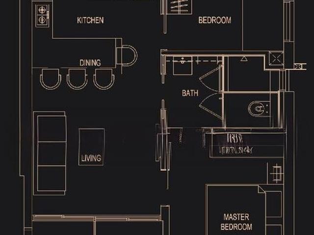 8 Hullet D9, Apartment