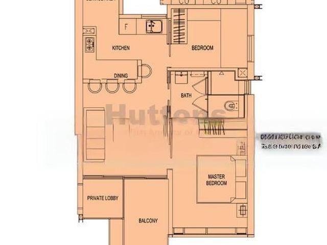 8 Hullet D9, Apartment
