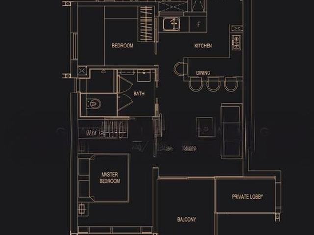 8 Hullet D9, Apartment