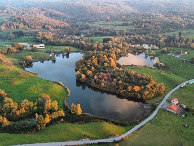 8 ha, 2 maisons, prairies, forêt, grand lac 200m² Faucogney et la Mer