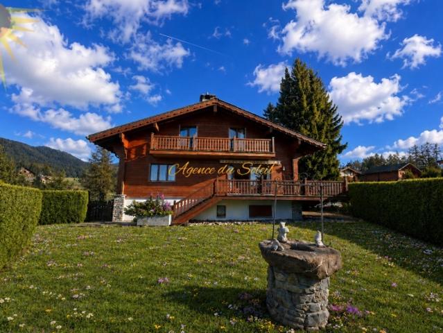 Hervorragendes 8,5 Zimmer Chalet am Rand des Ballesteros Golfplatzes in Crans