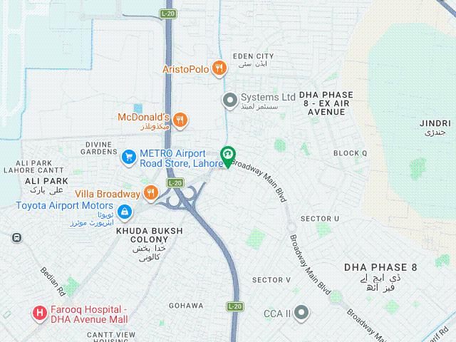 8 marla commercial affidavit plot in sector c broadway phase 8 dha lahore