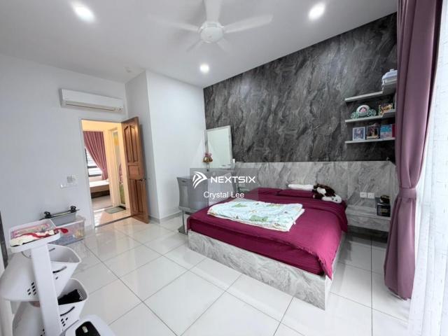 8ScapeResidences @ Perling facilities 最美的公寓 3房3厕 + 河景高楼单位 1175sqft 拎包入住 Move in Ready 家具家电齐全 Aircond / TV / 冰箱 / 洗衣机 / Dishwasher 等 附 Coway 饮水机 1房已做隔音房 可当娱乐房 / 睡房 / office