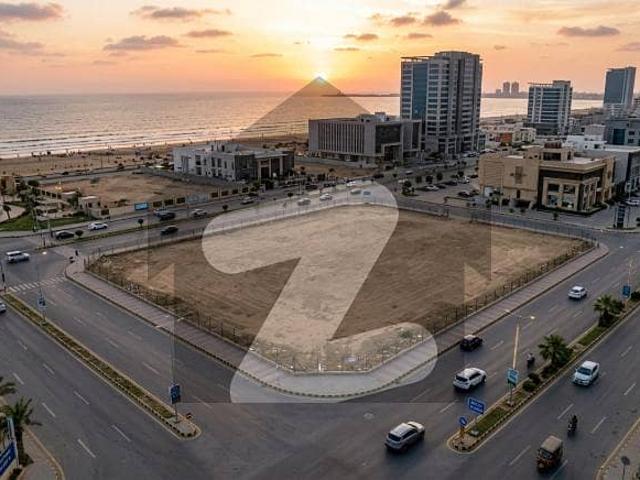 900 Yards Commercial Plot For Sale Prime Beach Avenue Front