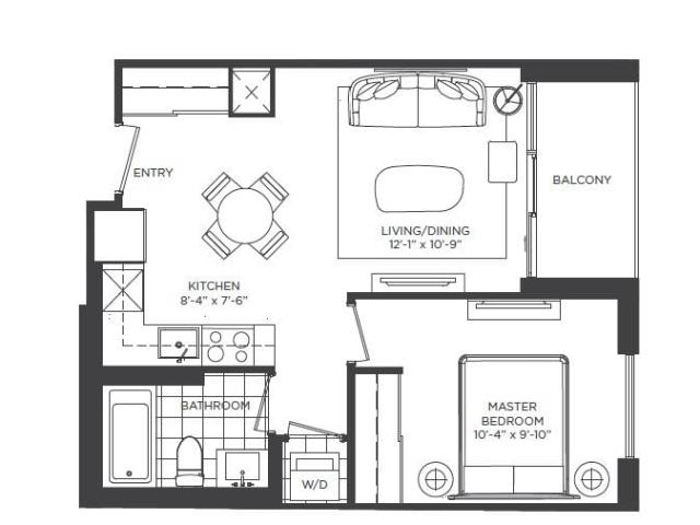 922 4 Eglinton Avenue W, Etobicoke | 1Beds/1Bath, Condo, $1,900/mo | Condos. Ca