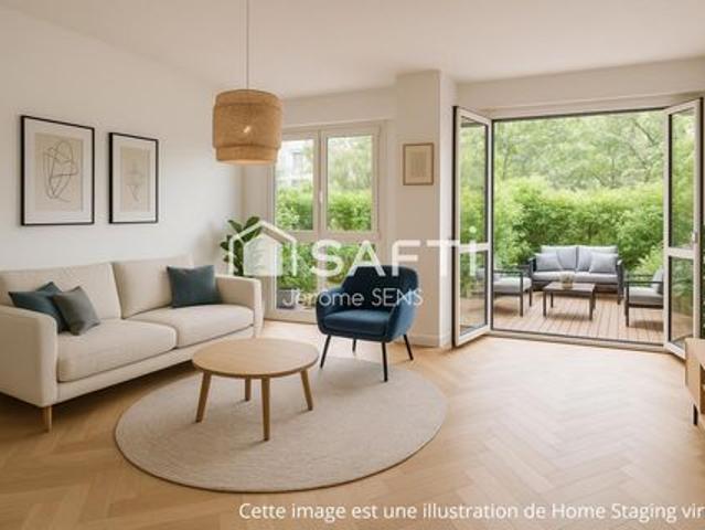 92 m² 3 chambres Terrasse de 25m2