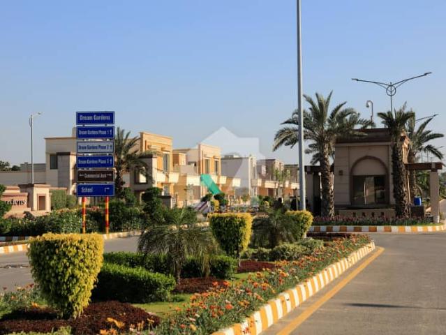 9.33 Marla Commercial Facing Park Plot For Sale In Dream Gardens Phase 2