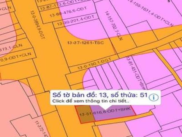 9x39m Mặt tiền Đường Hùng Vương TT Hiệp Phước, Nhơn Trạch, Đồng Nai 13.5 tỉ