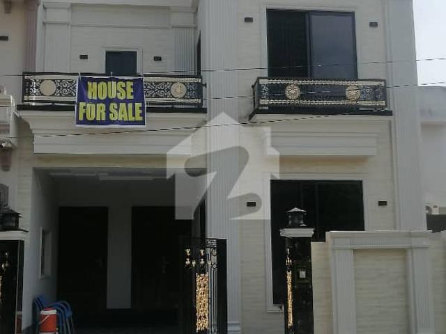 05 marla facing park brand new double storey house available for sale at prime location in khayaban e amin l block