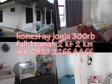 0823 2266 4466 Homestay Yogya RS Sardjito UII Jl Kaliurang km6 Penginpan 2KT Murah Kelurga Harian Mi