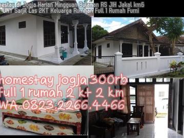 0823 2266 4466 Homestay di Jogja Harian Mingguan Bulanan RS JIH Jakal km6 Gor UNY Sarjit Las 2KT Kel
