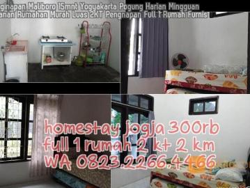 0823 2266 4466 Penginapan Maliboro 15mnt Yogyakarta Pogung Harian Mingguan Bulanan Rumahan Murah Lua