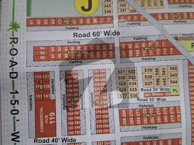 08 Marla Commercial Plot For Sale