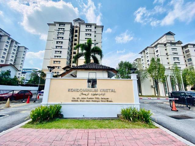 0 Deposit Kondominium Kristal Shah Alam Below Market No DownP