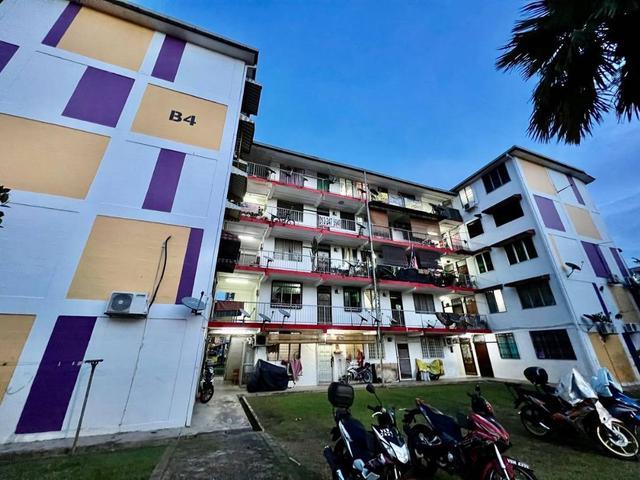 0 DEPOSIT Seksyen 1 Flat Wangsa Maju Near LRT 500sq FULL LOAN