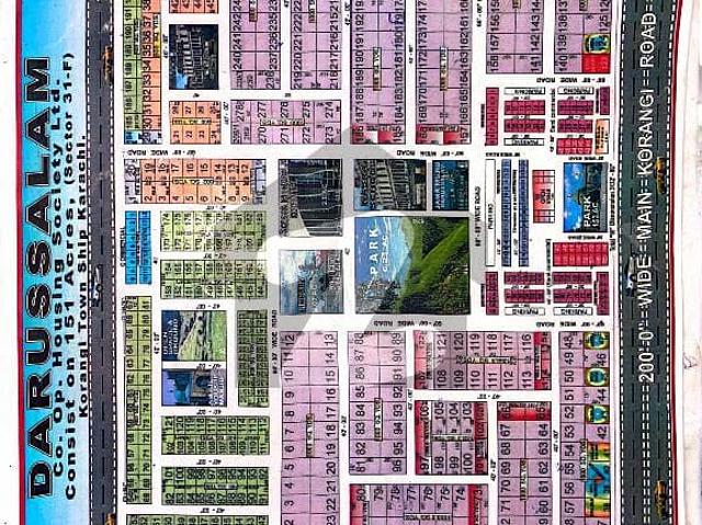0 Yard Corner Plot For Sale In Darusalam Society Prime Location