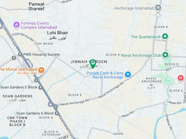 13+ Marla Corner Plot | Street 20, Phase 1 Jinnah Gardens | Solid Cutting | Near Iqbal Ave & Park