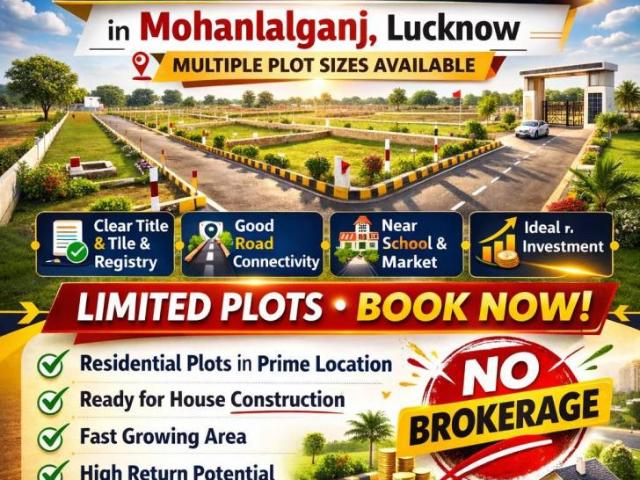 1000 Sq. ft Plot for Sale in Mohanlalganj, Lucknow