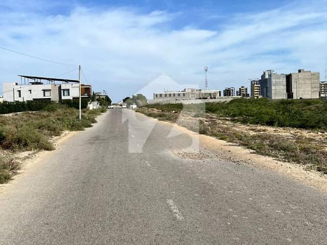 1000 Square Yards Plot For Sale DHA Phase 8, Zone D Beach Street 3, Off Khayaban E Khalid, Karachi