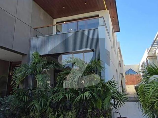 1000 Yards Brand New Bungalow With Lift Pool Basement Top Quality Construction Available For Sale DHA Phase 8 Zone A