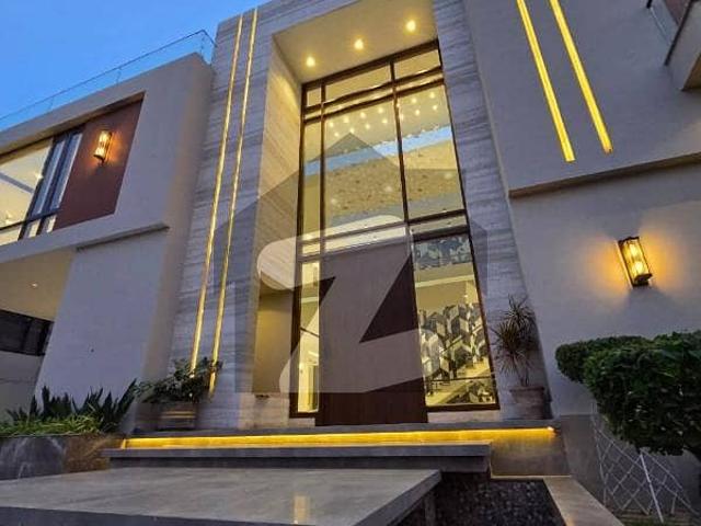 1000 Yards Brand New Super Luxury Villa With Lift Pool Basement